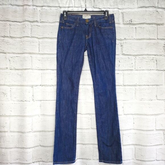 Current/Elliott size 24 straight leg darkness jeans 10.15.9.5 - Picture 1 of 10